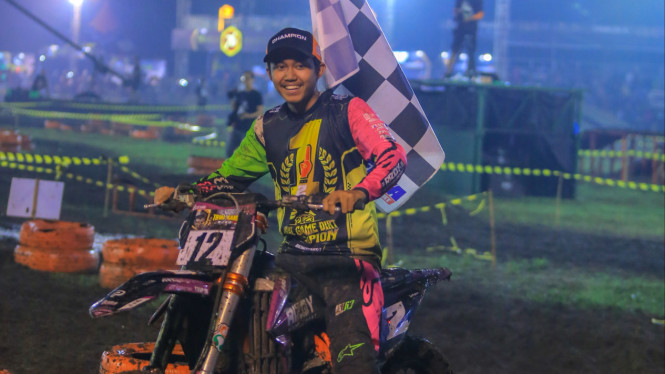 Lantian Juan juara umum Trial Game Dirt 2023