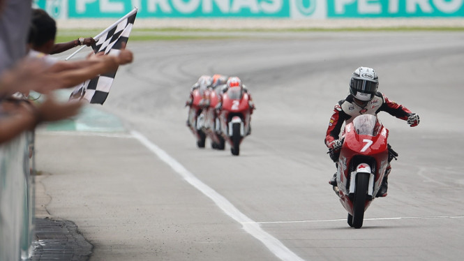 Veda Ega Pratama juara Asia Talent Cup 2023