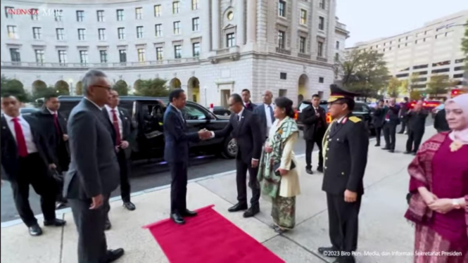 Presiden Jokowi Naik Chevrolet Suburban di Amerika Serikat