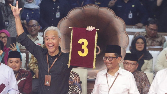 Pasangan Ganjar Pranowo dan Mahfud MD