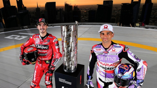 MotoGP Qatar penentu Pecco Bagnaia vs Jorge Martin