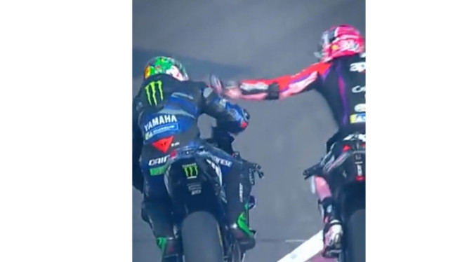 Franco Morbidelli dan Aleix Espargaro