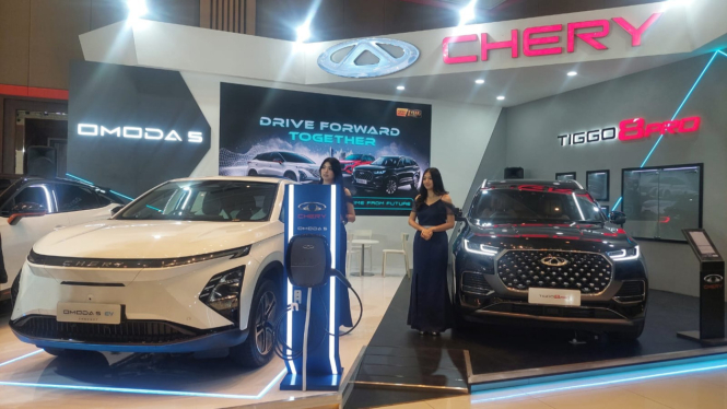 Booth Chery di GIIAS Bandung 2023