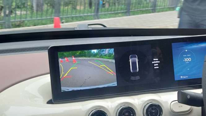 Fitur Rear Parking Camera Wuling BinguoEV