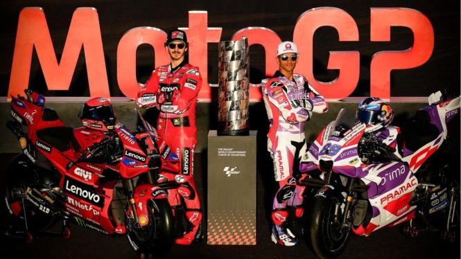 Francesco Bagnaia dan Jorge Martin