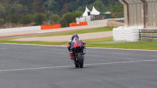 Marc Marquez bersama Gresini Racing