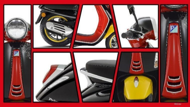 Vespa edisi Mickey Mouse