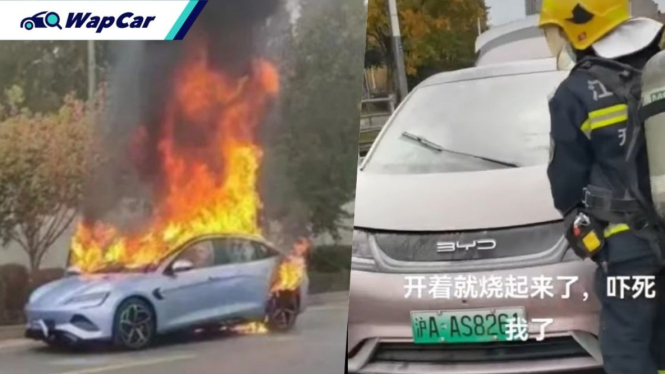 Mobil listrik BYD sering terbakar
