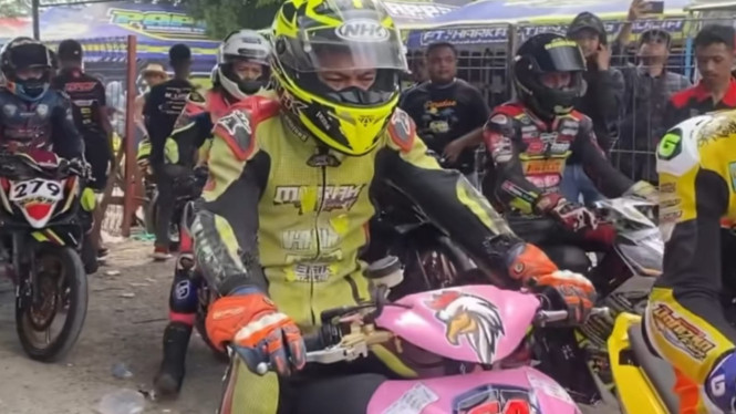 Peserta Balap Motor Bupati Paser Cup 2023