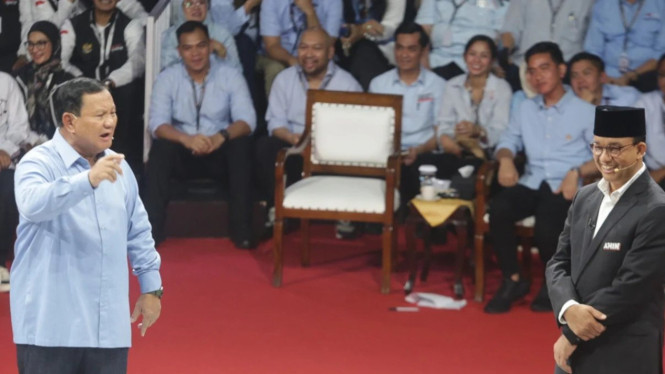 Debat Capres Prabowo Subianto dan Anies Baswedan