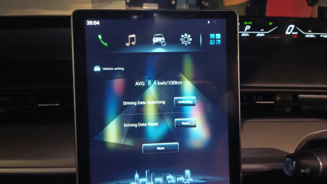 Konsumsi listrik Neta V