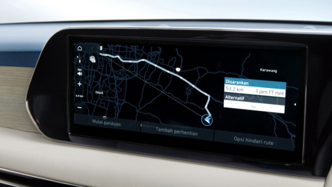Sistem navigasi di Hyundai Palisade