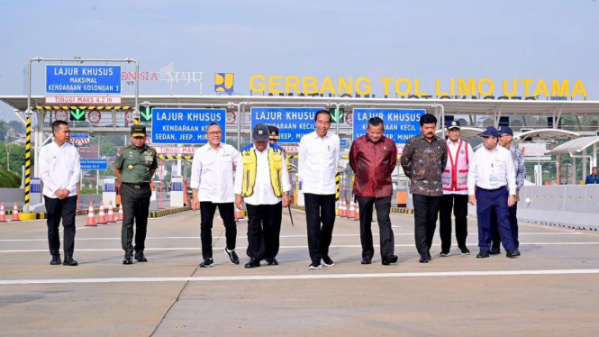 Jalan Tol Pamulang Cinere dibuka Presiden Jokowi