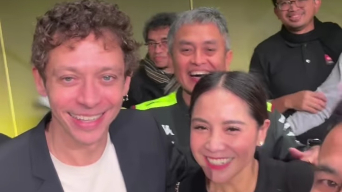 Valentino Rossi dan Nagita Raffi