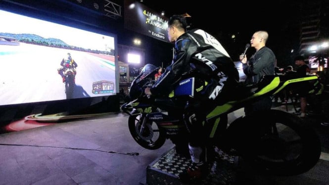 Simulator MotoGP 4jan6 Balap Tangguh oleh Pertamina
