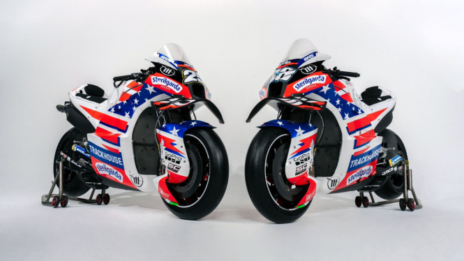 Livery tim Trackhouse Racing untuk musim MotoGP 2024