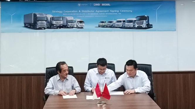 Truk listrik Foton masuk Indonesia
