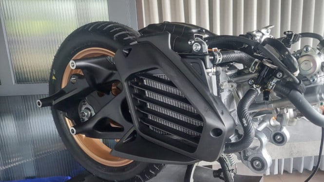 Mesin motor Yamaha Lexi LX 155