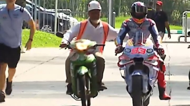 Motor Ducati pembalap Gresini Racing, Marc Marquez