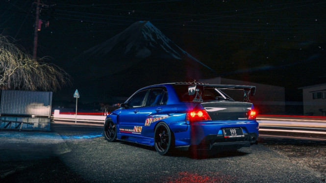 Modifikasi Mitsubishi Lancer EVO IX