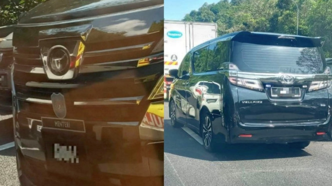 Viral mobil menteri di Malaysia ngekor mobil ambulans