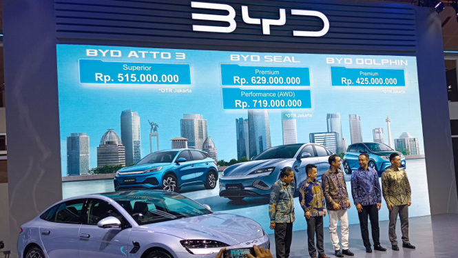 Harga BYD Atto 3, Dolphin Dan Seal Dirilis Di IIMS 2024, Paling Murah ...