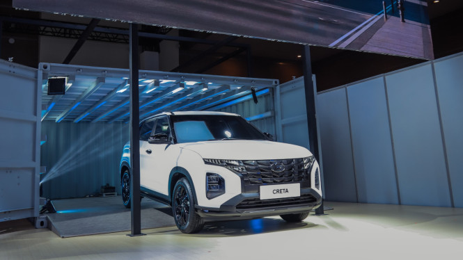 Hyundai Creta Alpha meluncur di IIMS 2024