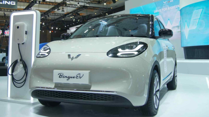 Mobil Listrik Wuling, Cloud EV tampil di IIMS 2024