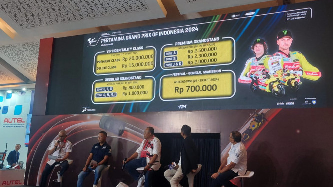 Harga tiket MotoGP Mandalika 2024