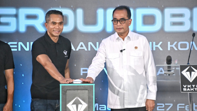 VKTR groundbreaking fasilitas kendaraan listrik komersil di Indonesia