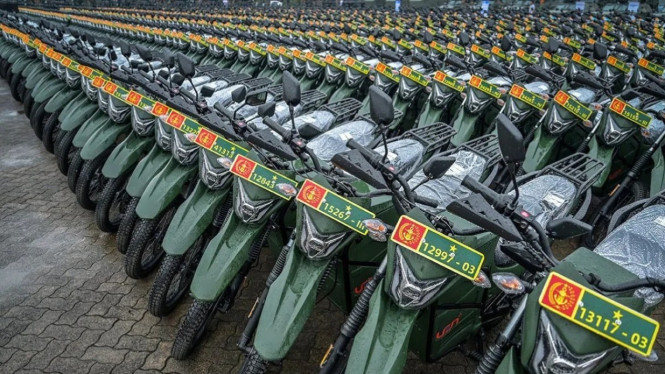 Motor trail listrik Len Sprint 3K.