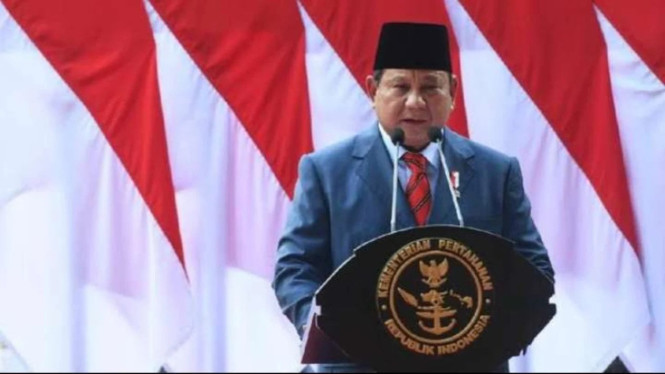 Menteri Pertahanan (Menhan) Prabowo Subianto