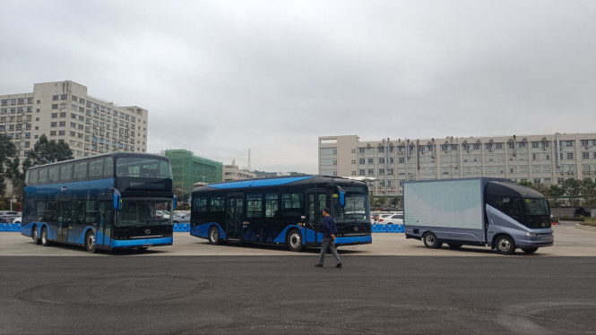 Bus listrik dan truk listrik BYD