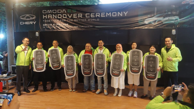 Serah Terima 1.000 Unit Chery OMODA E5