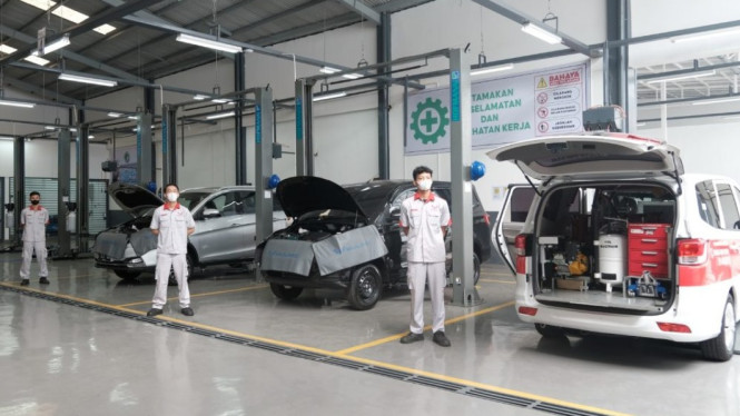 Bengkel siaga Wuling selama mudik lebaran