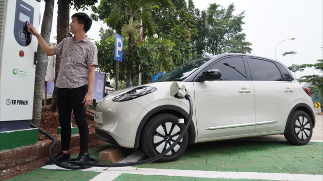 Charging station Wuling gratis saat mudik lebaran