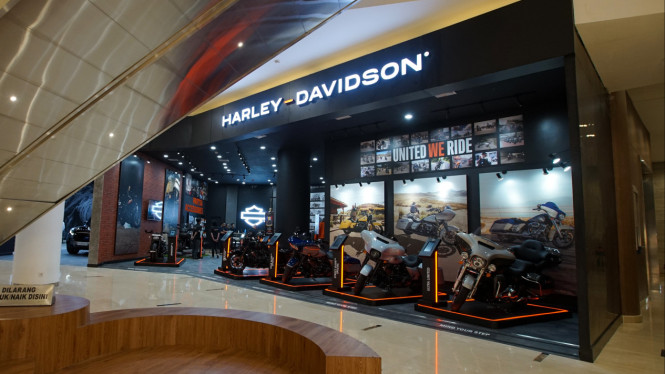 Harley-Davidson jualan di mall