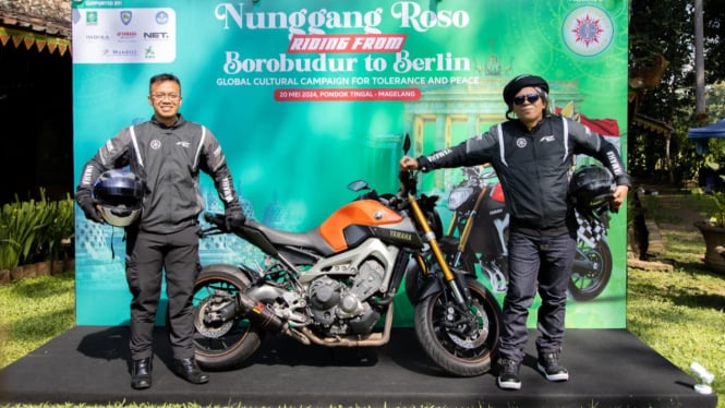 Touring negara pakai motor Yamaha