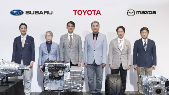 Toyota, Subaru, Mazda