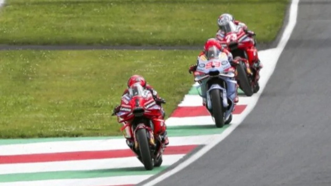 Francesco Bagnaia, Marc Marquez, Jorge Martin