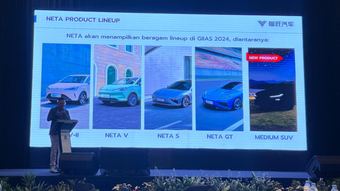 Mobil listrik baru Neta meluncur di GIIAS 2024