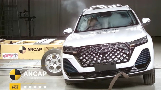 Chery Tiggo 8 Pro Max raih bintang 5 di Australia NCAP