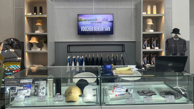 Aksesoris di Booth Suzuki pada GIIAS 2024