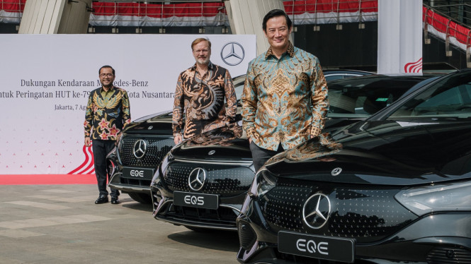 Mercedes-Benz di HUT RI IKN