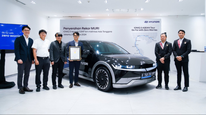 Hyundai Ioniq 5 pecahkan rekor Muri