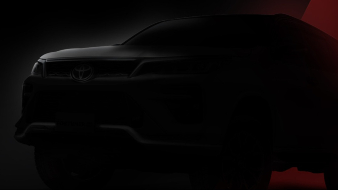 Siluet Toyota Fortuner baru