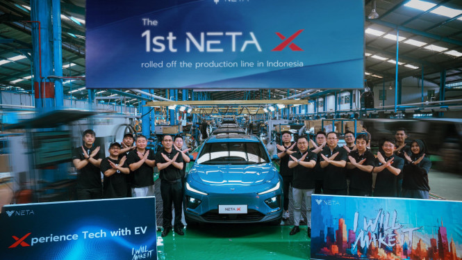 Neta X diproduksi di PT Handal Indonesia Motor