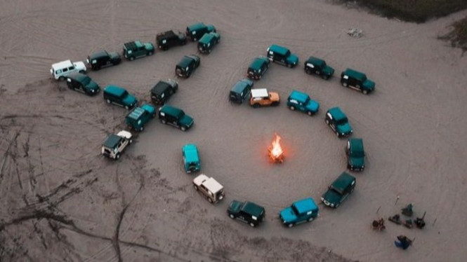 Perayaan 45 tahun komunitas Mercedes Jip Indonesia