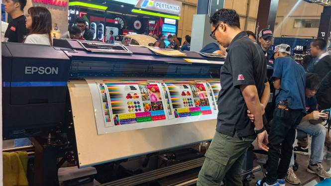 Alat print Epson stiker airbrush