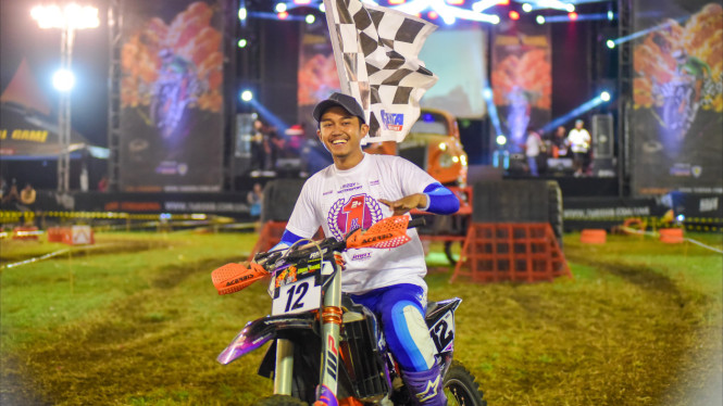 Lantian Juan Juara Umum Trial Game Dirt 2024 di Malang